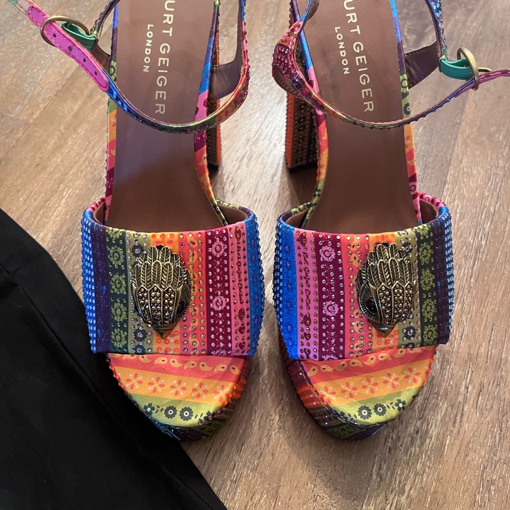 Kurt Geiger Vibrant Multicolor Heels
